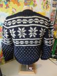 CANADIAN SWEATER COMPANY Cowichan Sweater 100% Wool Fair Isle Pockets Size L