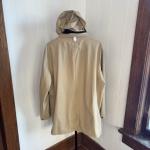 Mackage NWT Thurston Beige Hooded Jacket Men 44 Water-Resistant Wind Proof *NOTE