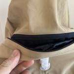 Mackage NWT Thurston Beige Hooded Jacket Men 44 Water-Resistant Wind Proof *NOTE