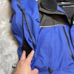 Kodiak British Columbia Jacket Mens L Blue Wind Waterproof Shearwater Resort