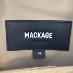 Mackage NWT Thurston Beige Hooded Jacket Men 44 Water-Resistant Wind Proof *NOTE