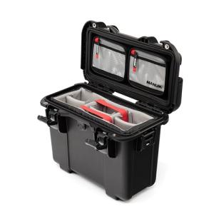 NANUK T30 IP67 Waterproof, Dustproof, and Impact-Resistant Top Loader Case with Pro Photo Kit (Black)