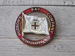 Hudson's Bay Company Pin Incorporated 1870 Round Pinback 1.48" Mapco