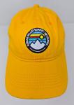 Vintage Kodiak Valley Summit Ski Patrol Yellow Cotton Baseball Hat Cap NICE