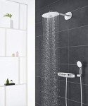 GROHE Duschsystem Rainshower Smart Control 360 Duo 26443 mit Thermostat Moon White