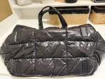 Mackage Rox tote Black Quilted Puffer Shoulder Bag, dust bag