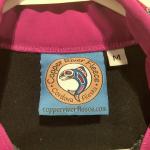 Copper River Fleece Vest Floral Trim Embroidery Alaska Made in USA Womens Sz M