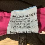 Copper River Fleece Vest Floral Trim Embroidery Alaska Made in USA Womens Sz M