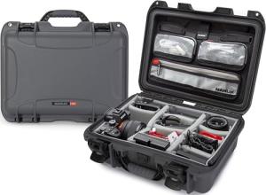 NANUK 920 Pro Photo Kit – Waterproof Travel Camera Hard Case with Padded Dividers & Lid Organizer, 16.7” x 13.4” x 6.8”, Dustproof & Impact-Resistant, Airline Carry-On Approved – Graphite