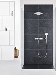 GROHE Duschsystem Rainshower Smart Control 360 Duo 26443 mit Thermostat Moon White