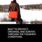 NANUK 920 Pro Photo Kit – Waterproof Travel Camera Hard Case with Padded Dividers & Lid Organizer, 16.7” x 13.4” x 6.8”, Dustproof & Impact-Resistant, Airline Carry-On Approved – Graphite