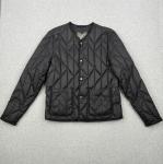 Nobis Jacket Mens Medium Black Goose Down Quilted Puffer Insulated Snap Button