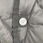 Nobis Jacket Mens Medium Black Goose Down Quilted Puffer Insulated Snap Button