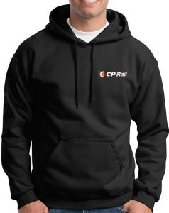 Canadian Pacific 1970's CP Rail Multimark Logo - 50/50 Cotton/Poly Adult Hoodie