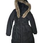 Atelier Noir Rudsak Black Winter Down Filled Hooded Coat Jacket Size Small