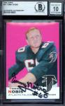 Tommy Nobis Gem Mint 10 Beckett BAS Signed 1969 Topps Autograph