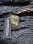 Hudson's Bay company blue Sweater Men Sz XL  stripedv-neck