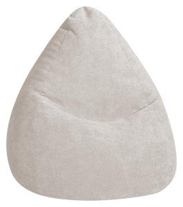 Gouchee Home Bean Bag Chair for Kids and Adults, Alfa Beige - Bean Bag Couch for Indoor Living Spaces - Cozy, Stylish, and Comfy Lazy Sofa Chair for Reading, Gaming, and More, X-Large