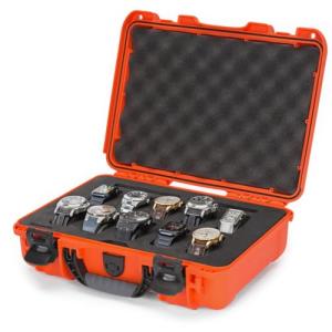 Nanuk 910 Waterproof Watch Case with Foam Insert, Orange