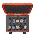 Nanuk 910 Waterproof Watch Case with Foam Insert, Orange