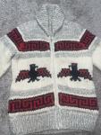 Vintage Canadian Sweater Company Cardigan Cowichan Full Zip Chunky Knit