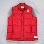 Hudsons Bay Company Olympic Red Puffer Vest HBC Canada Olympic Size Large