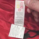 Hudsons Bay Company Olympic Red Puffer Vest HBC Canada Olympic Size Large