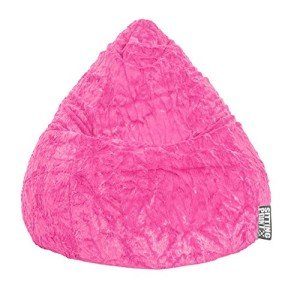 Gouchee Home Fluffy Collection Faux Fur Upholstered Bean Bag Chair, Sage - Sofa Chair for Kids and Adults, Comfy Chair for Bedroom and Living Room Furniture, Lounge Chair, X-Large