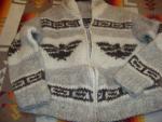 MENS M VINTAGE 1980'S REAL COWICHAN SWEATER, MUST READ