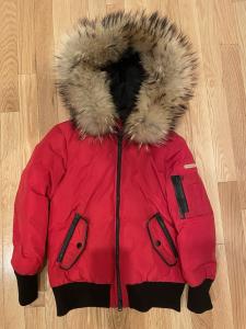 Red Designer Mackage Montréal Women’s Jacket SZ 8 Minor Flaws