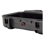 Nanuk 225 Waterproof Hard Case with Durable ABS Shell, Dustproof Seal, and Secure Latches (Black)