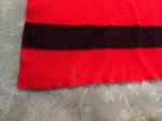 Vintage Hudson's Bay Company 100% Wool 4 Point Red Scarlet Blanket 84x66 England