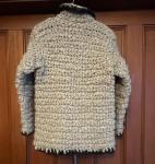 Canadian Sweater Co. Heavyweight Wool Handmade Cardigan Coatigan Size Small Mint