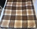 VTG Hudson’s Bay Company Mohair Wool Nylon Throw Blanket Scotland  Tartar 69x94”