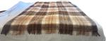 VTG Hudson’s Bay Company Mohair Wool Nylon Throw Blanket Scotland  Tartar 69x94”