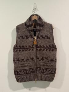 Canadian Sweater Company x Nepenthes NYC Cowichan Sweater Vest New Canada sz 44