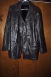 Hudson's Bay Company "The Bay" Brown Leather Jacket with faux fur lining VTG 60S