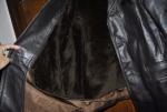 Hudson's Bay Company "The Bay" Brown Leather Jacket with faux fur lining VTG 60S