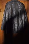 Hudson's Bay Company "The Bay" Brown Leather Jacket with faux fur lining VTG 60S