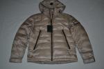 AUTHENTIC MACKAGE MENS VIC  SATEEN DOWN JACKET HOOD SAND  BRAND NEW SELL OUT