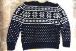 XXL CANADIAN SWEATER COMPANY Cowichan Pullover Sweater  Wool Fair Isle Pockets