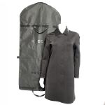 Rudsak Women's MOONI Mid-Length Coat Leather Collar Black Sz S