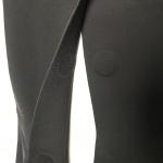 Rudsak Women's MOONI Mid-Length Coat Leather Collar Black Sz S