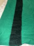 Vtg Hudson’s Bay Company 4 Point Wool Green Blanket Made England Approx 80”x72”