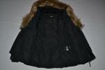 AUTHENTIC MACKAGE WOMEN ADALI BLACK FITTED DOWN COAT FUR HOOD ALL SIZES  NEW