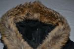 AUTHENTIC MACKAGE WOMEN ADALI BLACK FITTED DOWN COAT FUR HOOD ALL SIZES  NEW