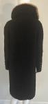 Hudson’s Bay Company Black Persian Lamb Swing Coat With Mink Fur Collar Vintage