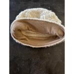 Nobis Cream Chunky Wool Blend Knit Beanie Lined Ski Hat Snow Board WinterWinter