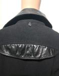 Rudsak Collection Women's Black Wool Leather Jacket Size S