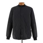 Nobis NWT Speck Reversible Quilted Bomber Jacket Size 2XL US In Solid Black
